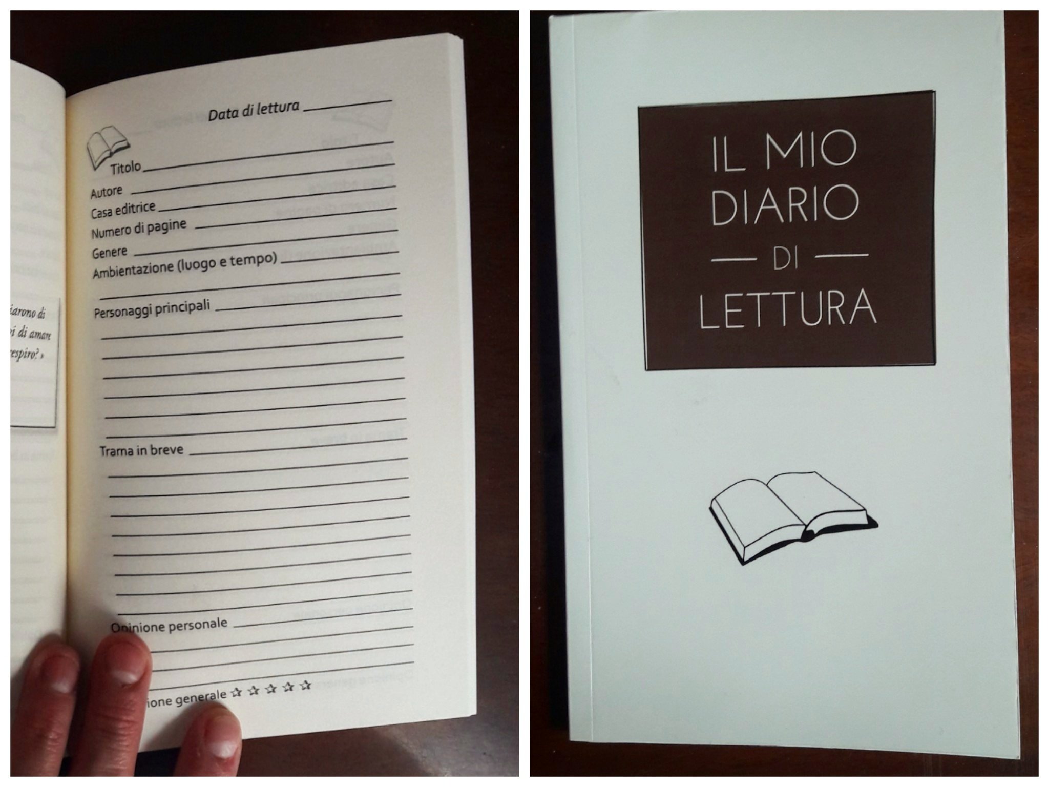 Diario di Lettura I miei libri: Diario per amanti della lettura. 120 pagine  Quaderno , Reading journal Italiano Non solo un Diario ma un amico fidato